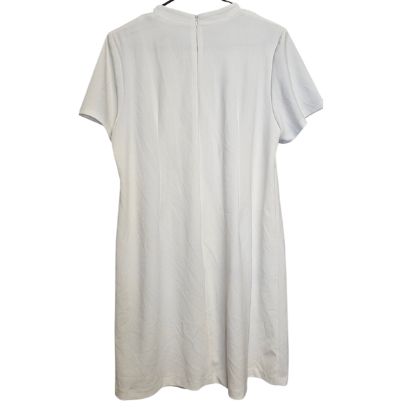 Shelby & Palmer Elegant White Midi Dress - Picture 2 of 4